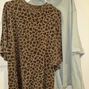 Set of 2 Abercrombie Premium Heavyweight Cropped Tee